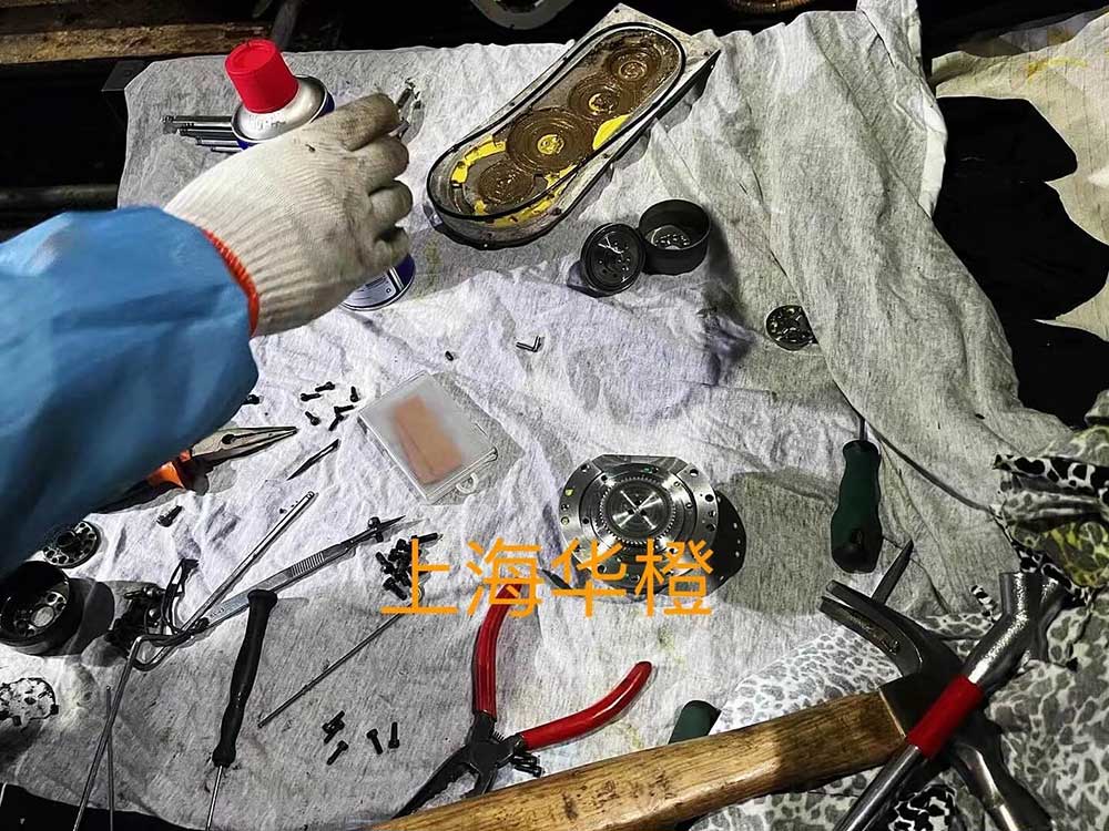 川崎第五軸減速機現場檢修